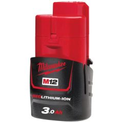 Milwaukee M12 B3 12 V 3,0 Ah Li-ion akkumulátor